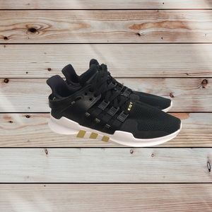 Black Adidas EQT Support Size 8 W